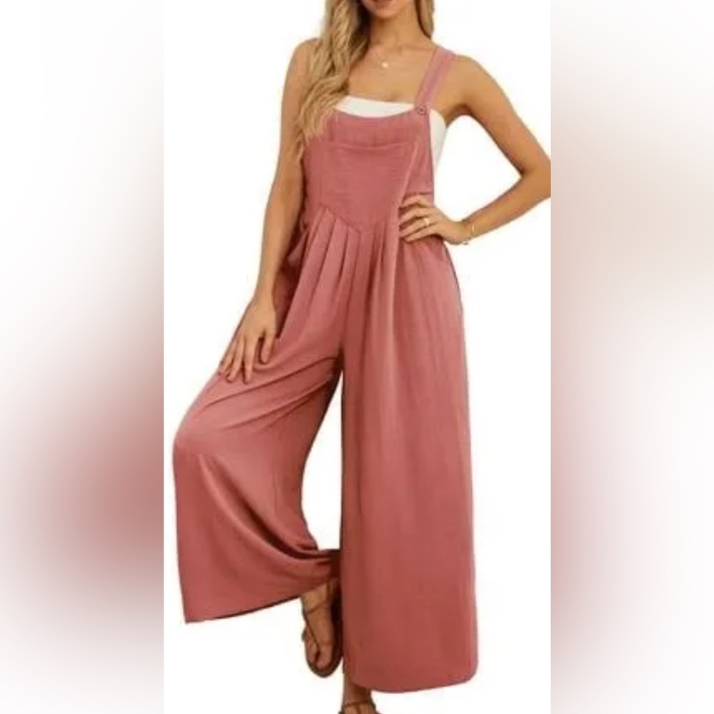 NWT Cueply Wide Leg Overalls -Size Small